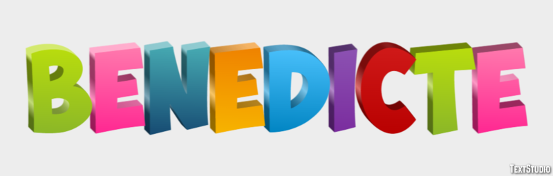 Bénédicte Text Effect