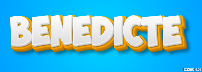 Bénédicte Text Effect