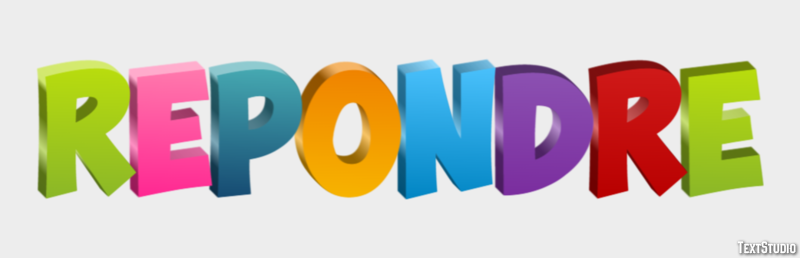 Répondre Effet de Texte