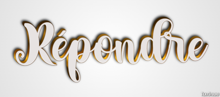 Répondre Effet de Texte