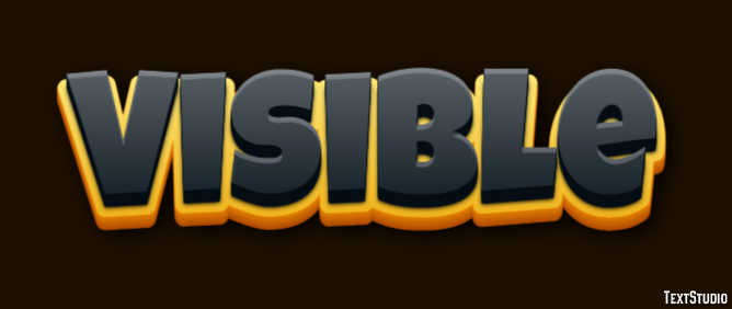 Visible Text Effect