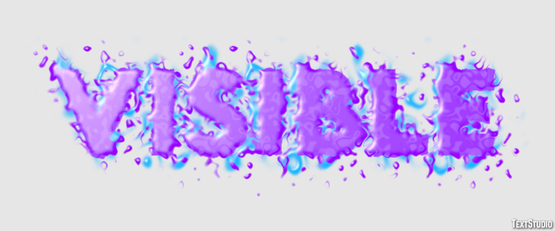 Visible Text Effect