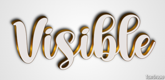 Visible Text Effect