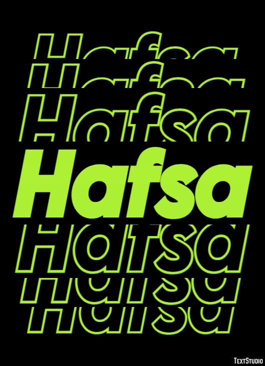 Hafsa Effet de Texte