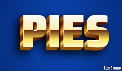 Pies Efekt tekstowy