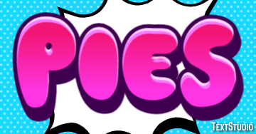 Pies Efekt tekstowy