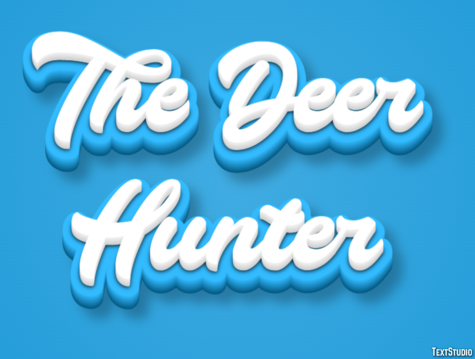 The Deer Hunter Text Effect