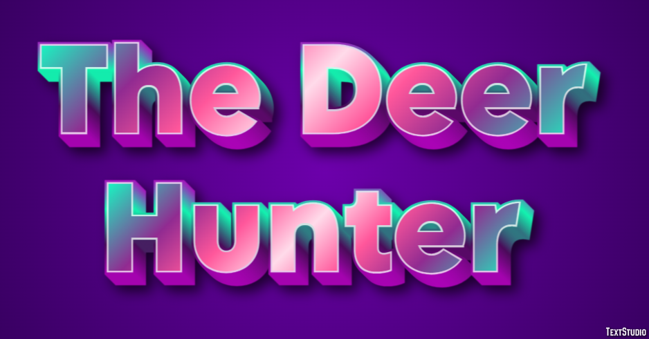 The Deer Hunter Text Effect
