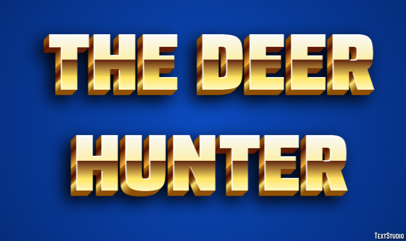 The Deer Hunter Text Effect