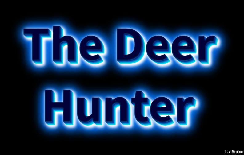 The Deer Hunter Texteffekt