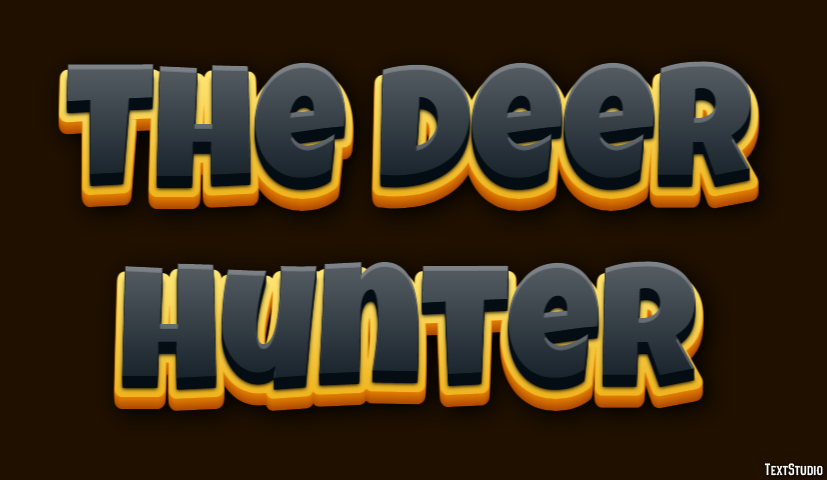 The Deer Hunter Text Effect