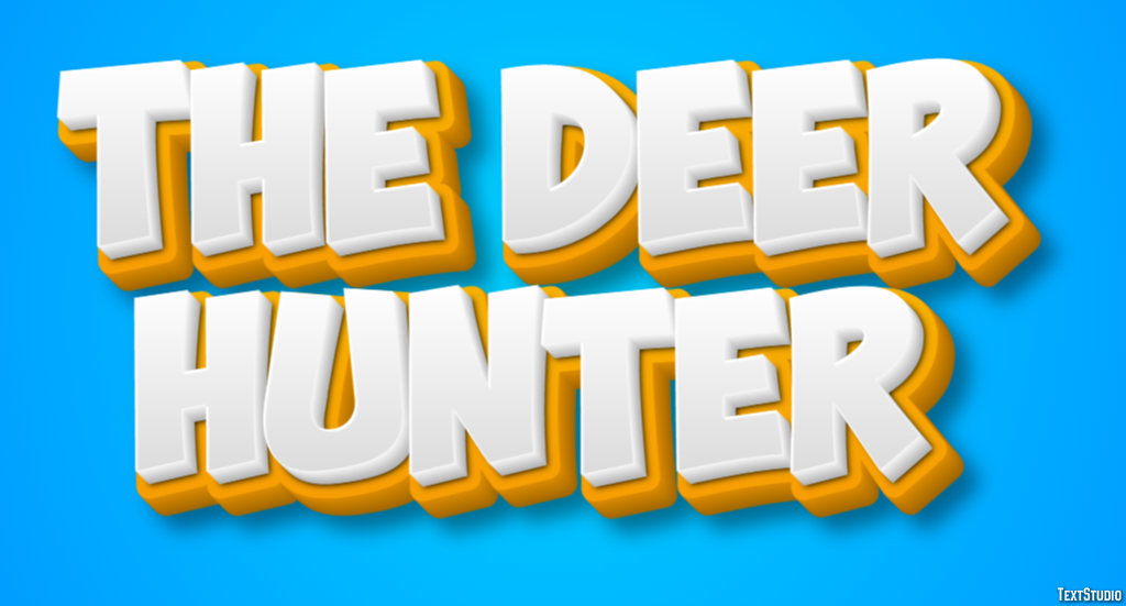 The Deer Hunter Text Effect