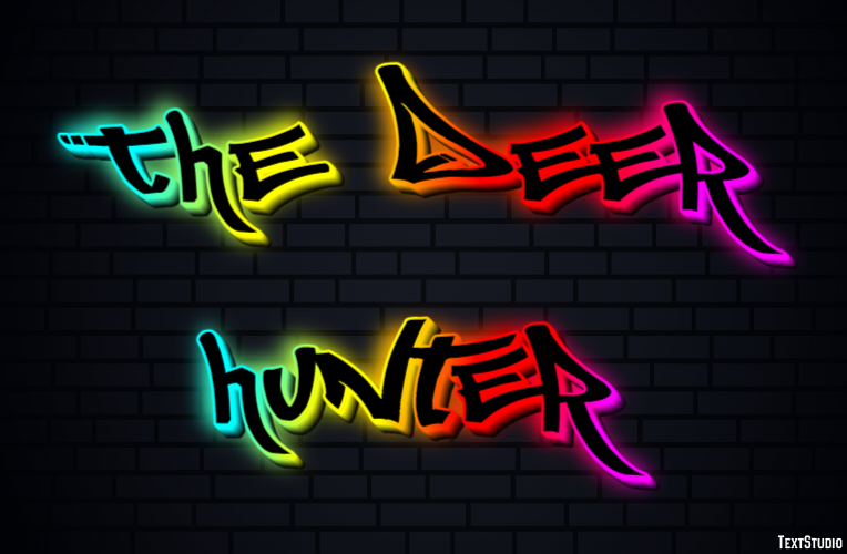 The Deer Hunter Text Effect