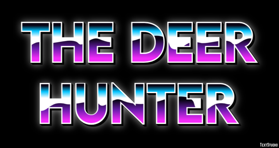 The Deer Hunter Text Effect