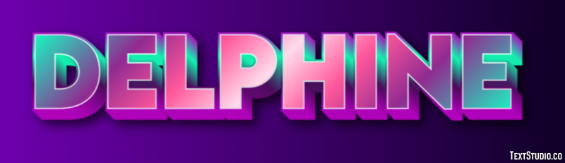 Delphine Text Effect