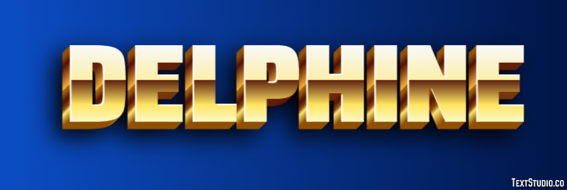Delphine Text Effect