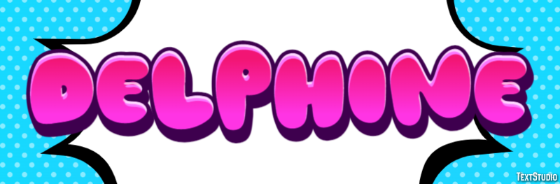 Delphine Text effect