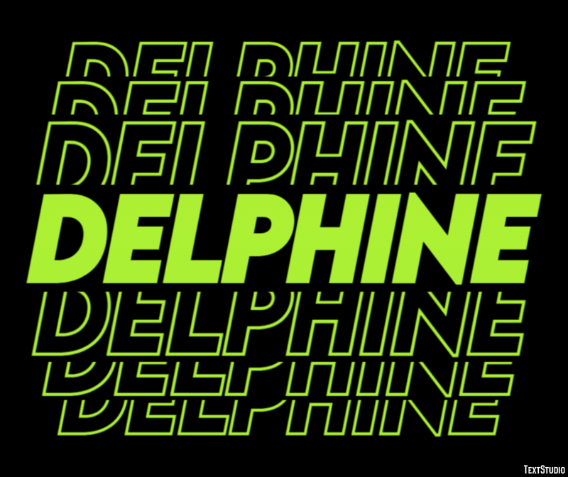 Delphine Text Effect