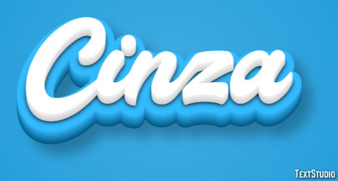 Cinza Texteffekt