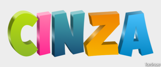 Cinza Texteffekt