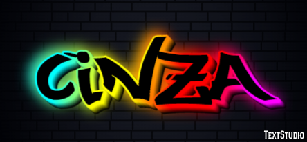 Cinza Text effect