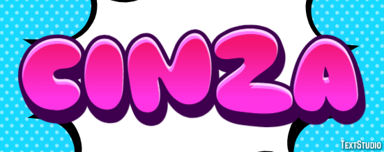 Cinza Text effect