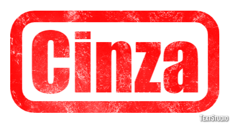 Cinza Text effect