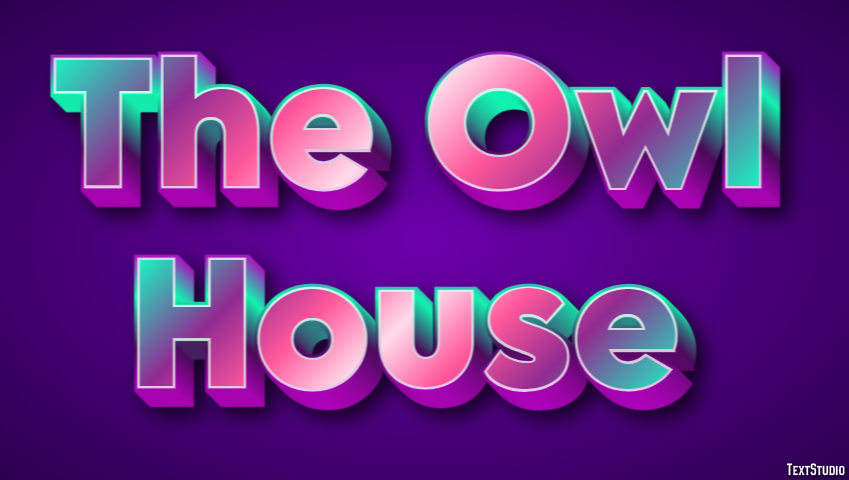 The Owl House Text Effect