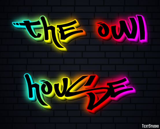 The Owl House Text effect
