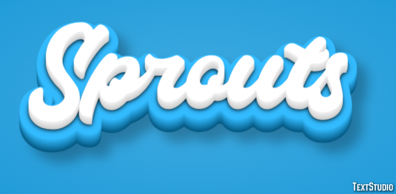 Sprouts Efeito de texto
