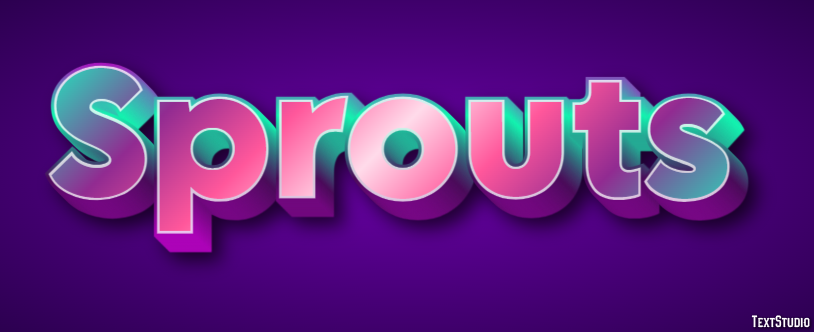 Sprouts Efeito de texto