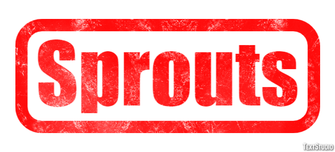 Sprouts Efeito de texto