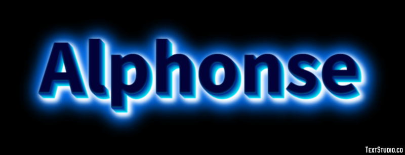 Alphonse Text Effect