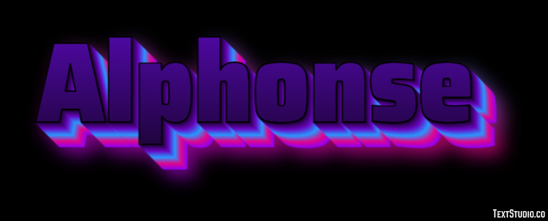 Alphonse Texteffekt
