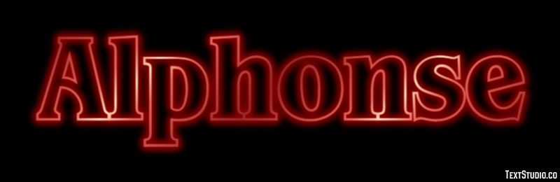 Alphonse Texteffekt