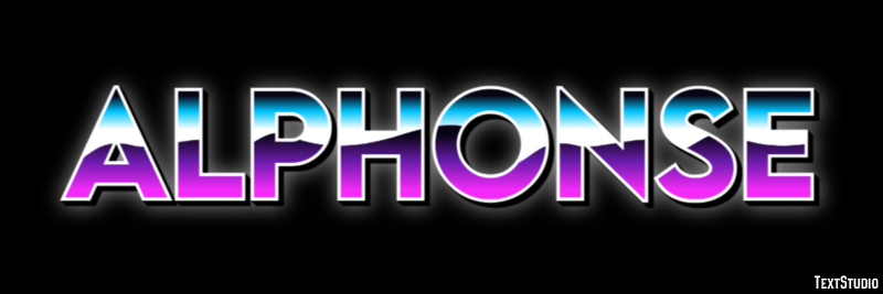 Alphonse Text Effect