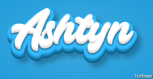 Ashtyn テキスト効果