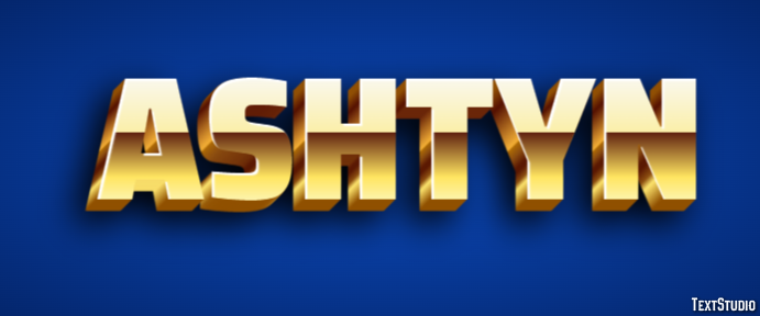 Ashtyn Text Effect