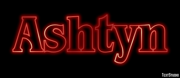 Ashtyn テキスト効果