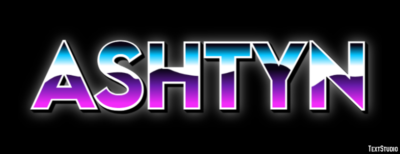 Ashtyn Texteffekt