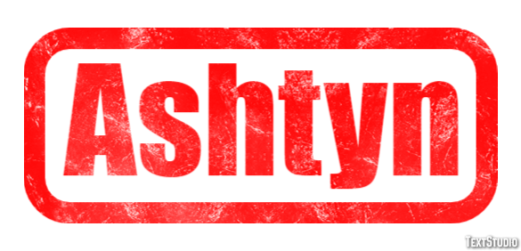 Ashtyn Texteffekt