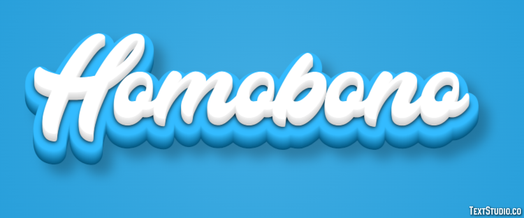 Homobono Efecto de Texto