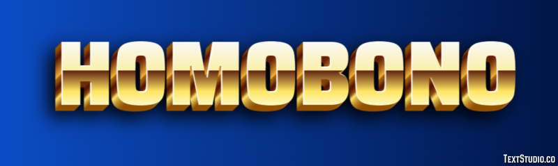 Homobono Efecto de texto