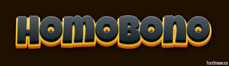 Homobono Efecto de texto