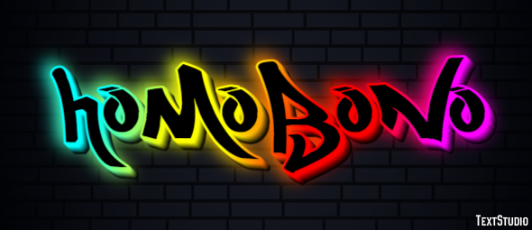 Homobono Efecto de texto