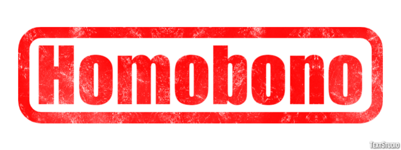 Homobono Efecto de texto