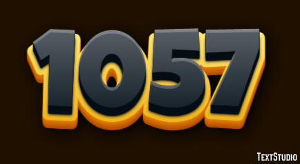 1057 Efeito de texto