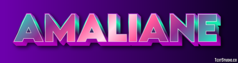 Amaliane Text effect