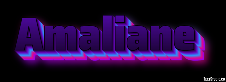 Amaliane Text effect