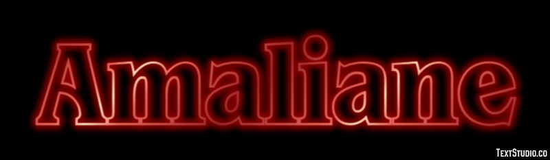 Amaliane Text effect